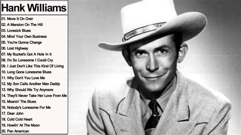Feel free to enjoy the great songs by Hank Williams. Make sure to share this playlist with your friends! *This playlist is in progress and will be continuous...
